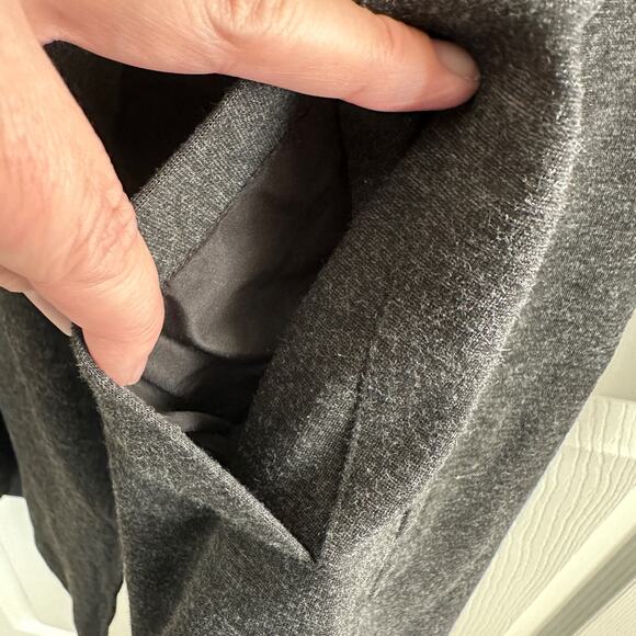 cabi gray double breasted coat womens large soft stretch jacket work casual fall - Picture 8 of 9